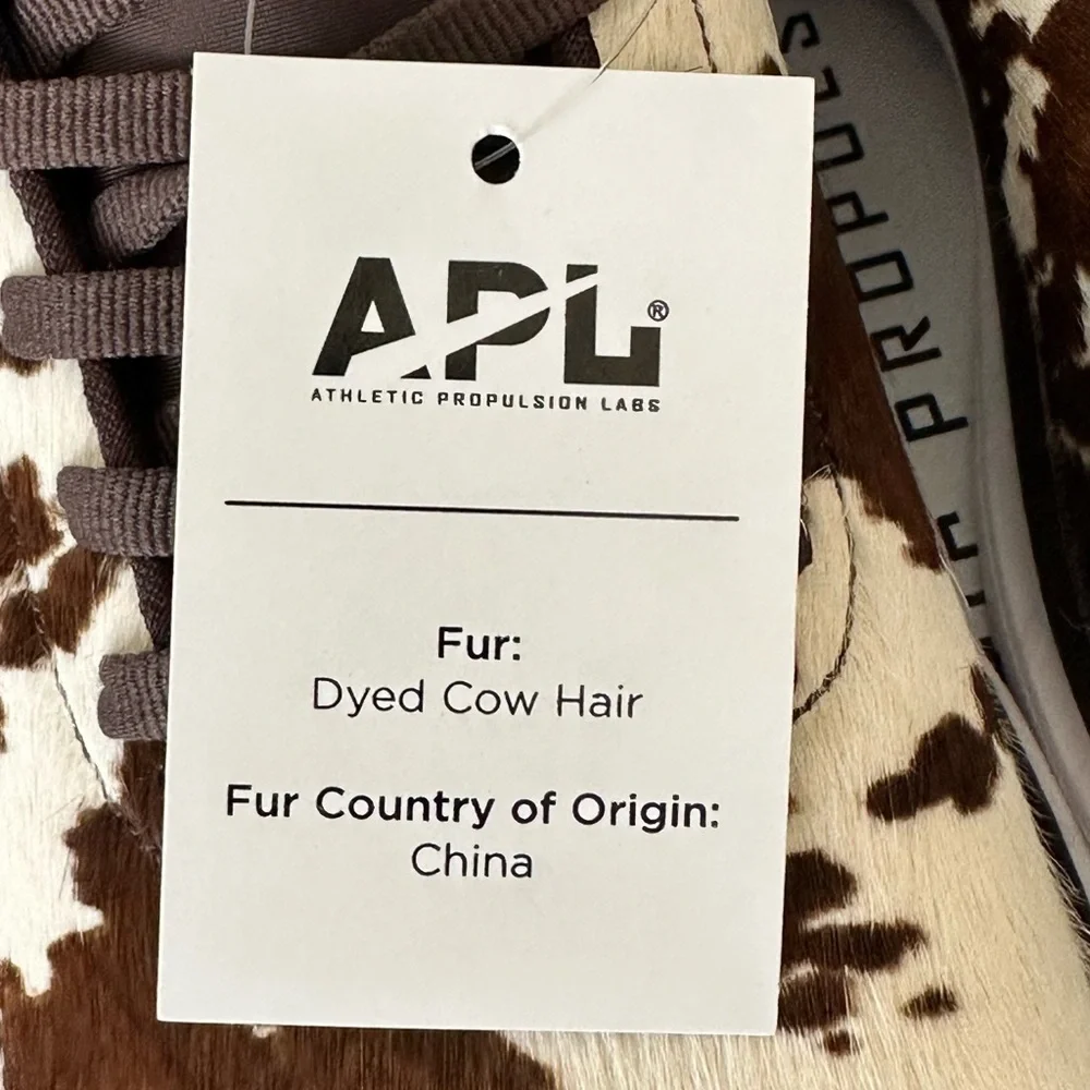 NEW APL Men's Iconic Phantom Deep Brown / White /‎ Cow Sneakers Size 7